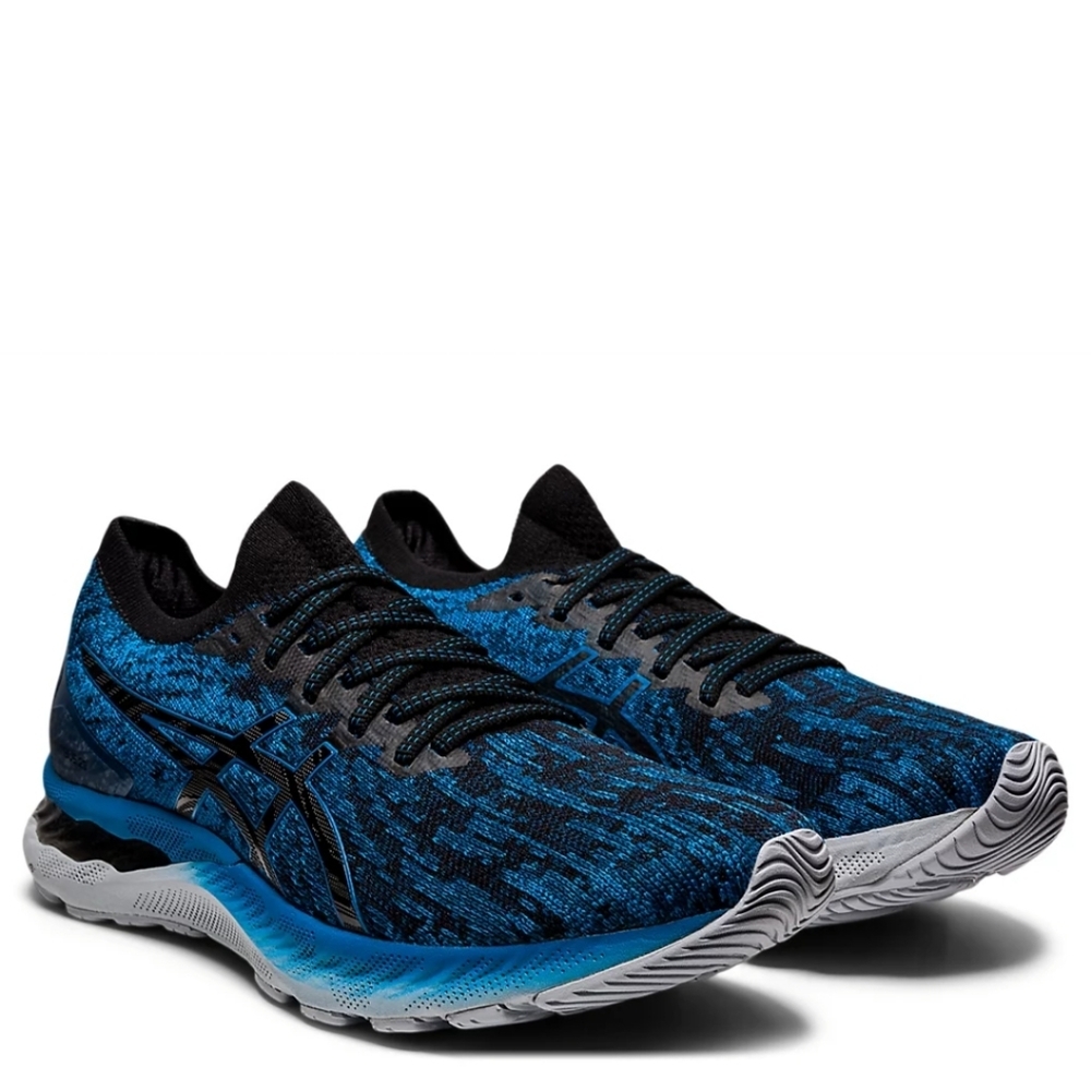Asics Gel-Nimbus 23 Knitcolor Grey Floss Maco Bluesize 6 Women's Style 1012a88